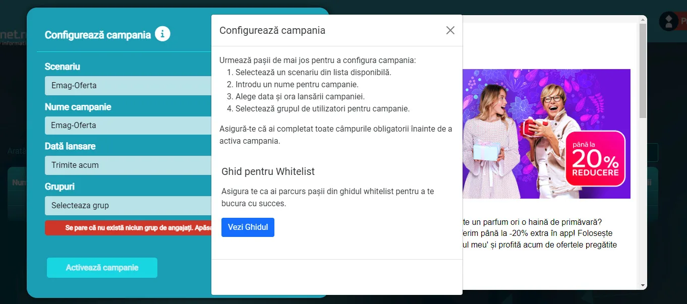 Accesând acest ghid, administratorii vor avea la dispoziție toate informațiile necesare pentru a gestiona conturile în mod eficient și securizat.
Pentru a explora noua secțiune de ghid, vă rugăm să vă conectați în platformă și să accesați "Ghid" din bara de căutare.